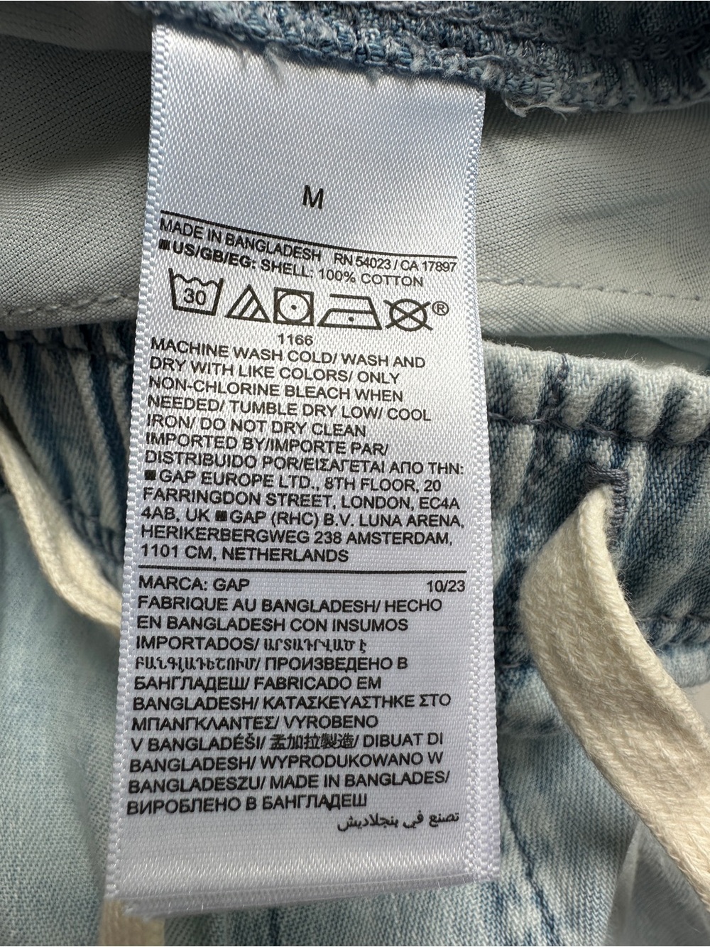 GAP Light Wash Wide-Leg Jeans - Picture 8 of 9